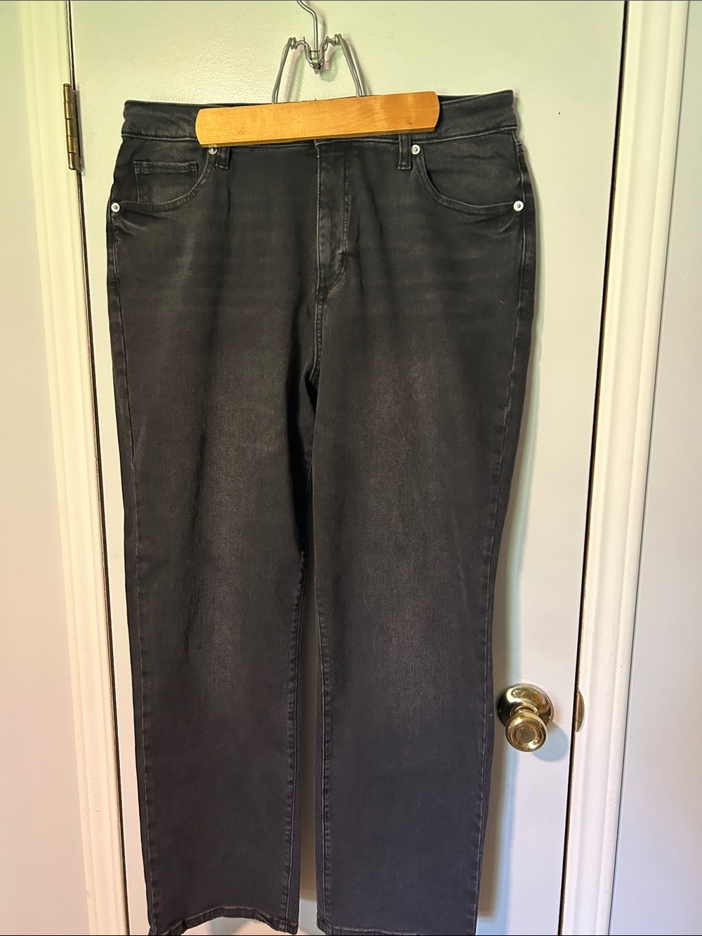 Sonoma Black Straight Leg Jeans